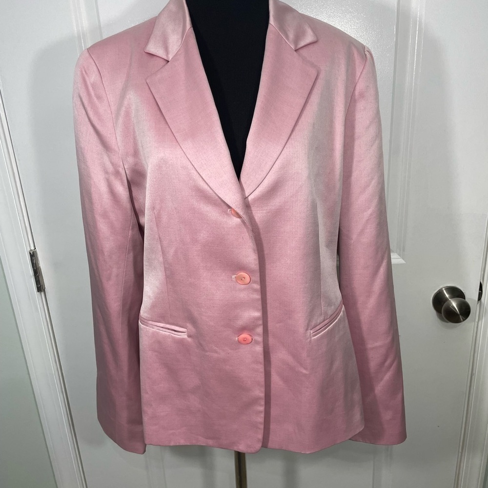 Lafayette 148 New York Pink Blazer Size 10 CB-70